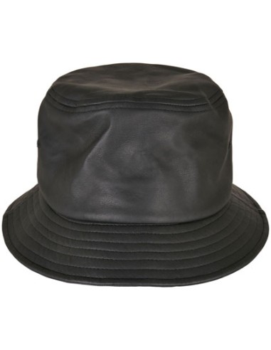 FLE-5003IL-Imitation Leather Bucket Hat
